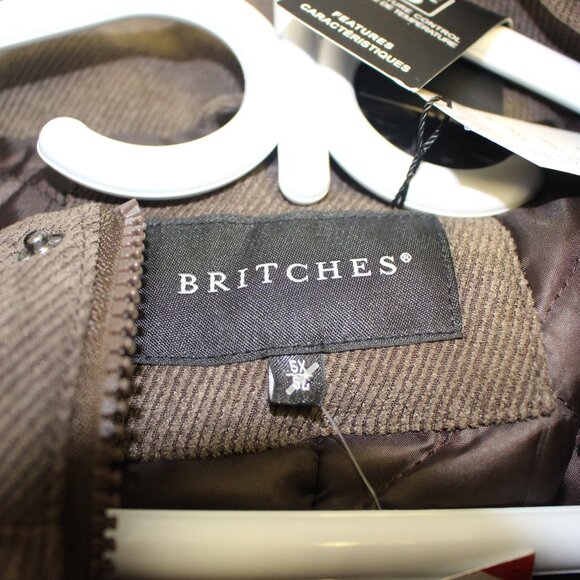 Vintage Carter's Faux Fur Lined Zipper Jacket 5XL Size Brown Colour - Picture 3 of 3